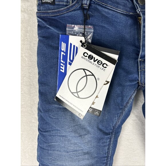 Bull-it Jeans Women’s Sz 6 SR6 Ocean 17 Slim Straight Cover Motorcycle NWT - Picture 2 of 12